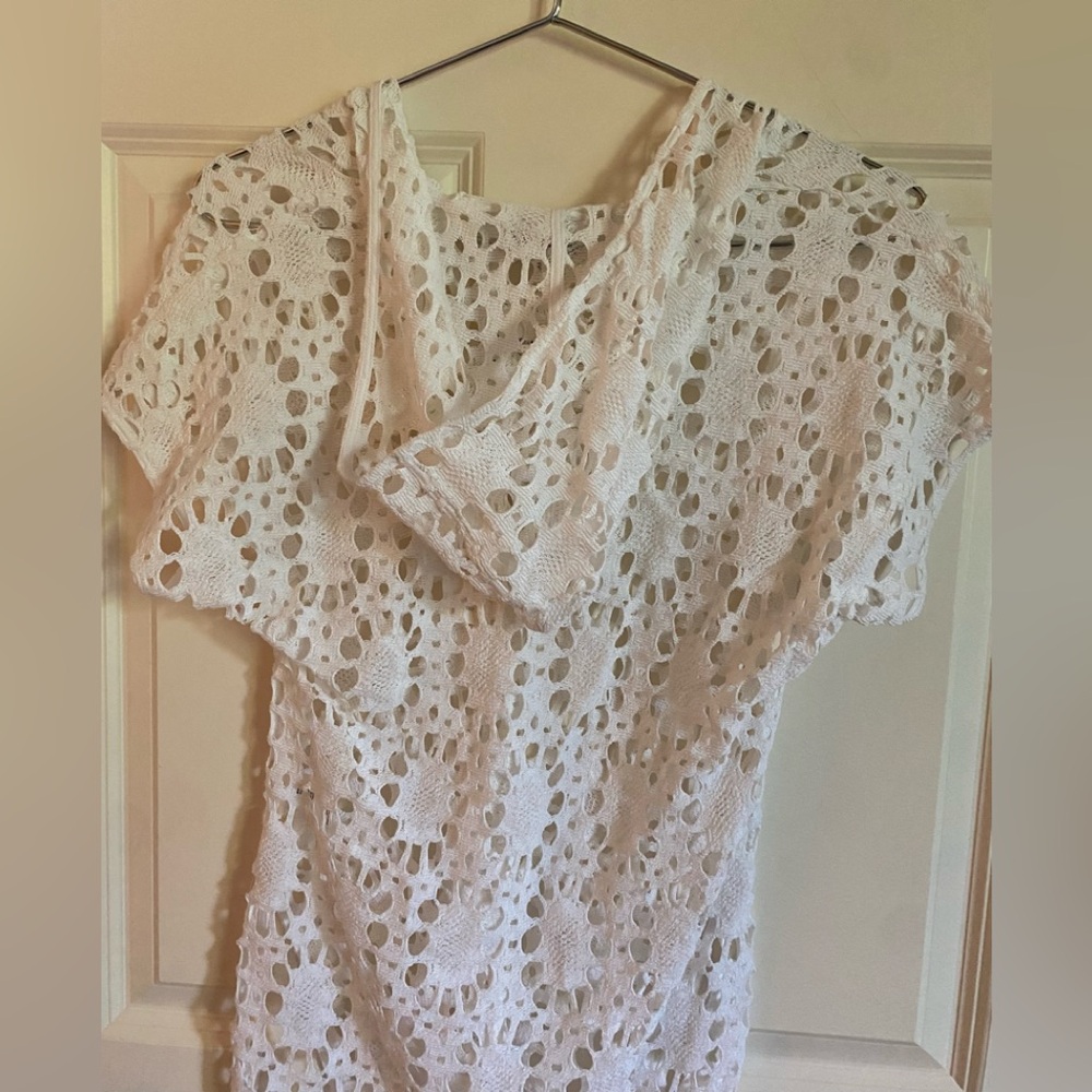Trina Turk crochet hoodie - Picture 9 of 10